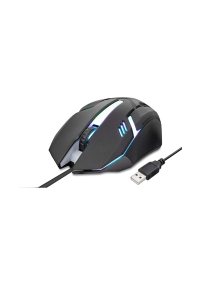 Kablolu Oyuncu Mouse Led 800/1600 Dpı 140cm Siyah Hdx3257