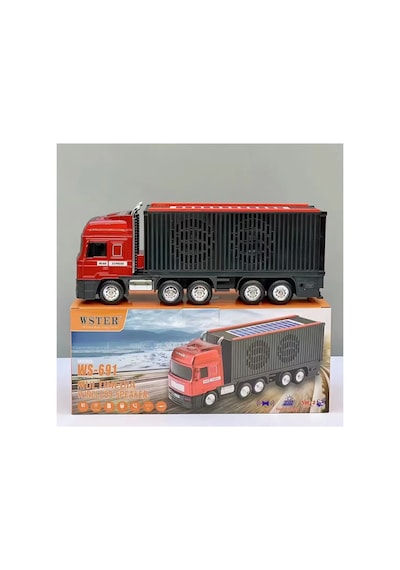 Tır Şeklinde Bluetooth Speaker Şarjlı Kablosuz Hoparlör Fm Radyo Sd Kart Usb