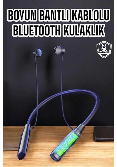 Yeni Nesil Bluetooth Kulaklık Kablolu Kulak İçi Dijital Göstergeli Standart