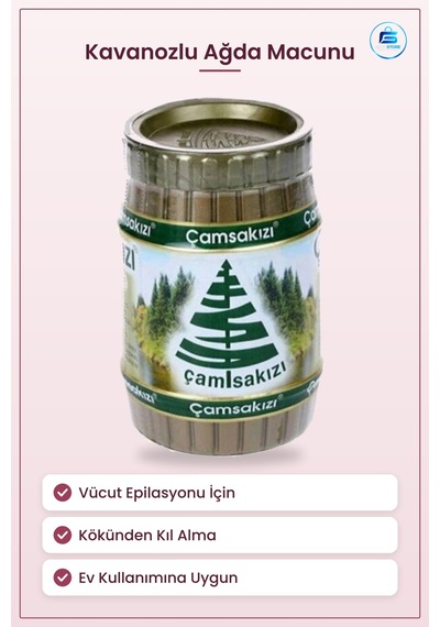 Ağda Macunu Kavanozlu Tüy Dökücü Vücut Epilasyonu İçin Ev Kullanı
