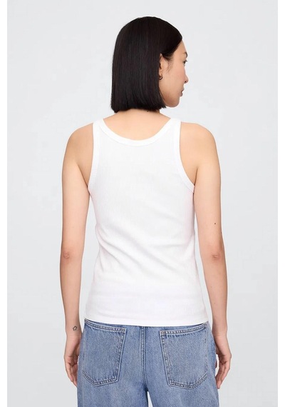 Gap V-sl 4x2 High Kadın Atlet-12715 Beyaz