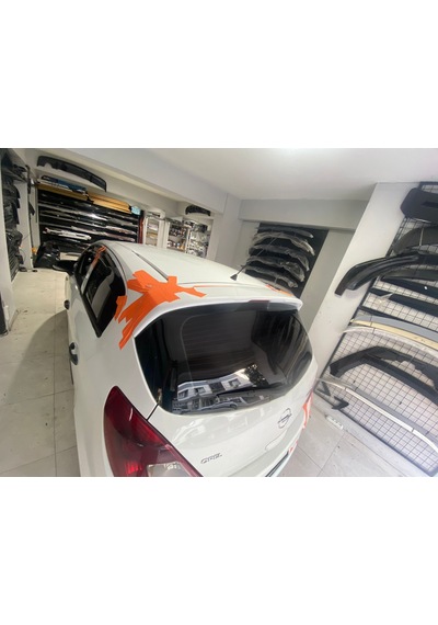 Corsa D Fiber Spoiler Parlak Siyah