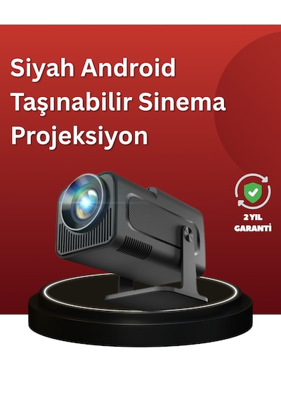 Uzun - 683 - Ömürlü Lamba Ve Dahili Hoparlörlü Ev - Spt-gld - Sinema Projektörü