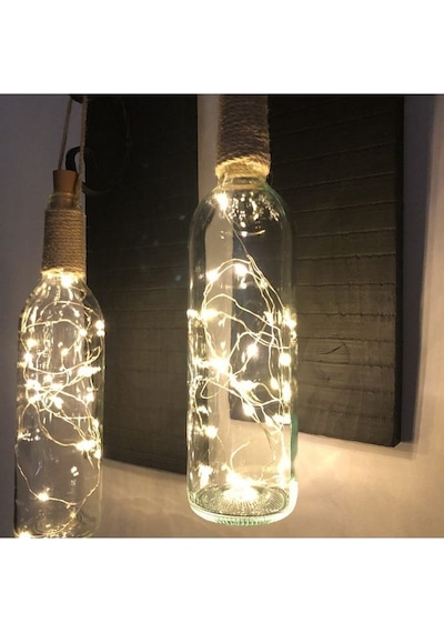 Siyah Led Işıklı Duvar Aplik 2li Çok Renkli