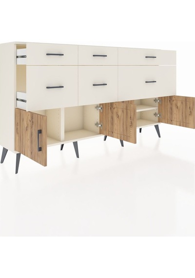 Arges Konsol Tek Raflı 6 Çekmeceli 4 Kapaklı 176x30x99 Aytaşı-çam/aytaşı Atlas Çam/aytası - Aytası Arges Konsol Tek Raflı 6 Çekmeceli 4 Kapaklı 176x30x99 Aytaşı-çam/aytaşı Atlas Çam/aytası - Aytası