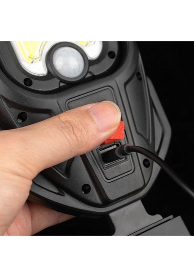 Panther Güneş Enerjili Solar + Usb Şarjlı Hareket Sensörlü Bahçe / Sokak Aydınlatma Armatürü 2 Adet