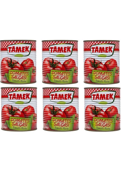 Tamek Domates Salçası Teneke 6 x 830 G