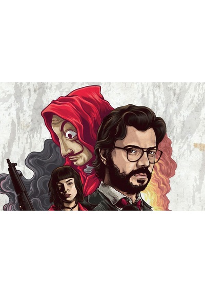 Buffalo Bandana Money Heist Siyah