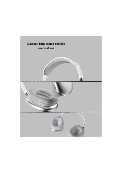 En Popüler Bluetooth 5.0 Kulak Üstü Kulaklık Uzamsal Ses, Gürültü Engelleme, Ergonomik Tasarım Uyg