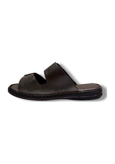 Cakgo 602-26 Hakiki Deri Ultra Soft Çift Tokalı Anatomik Erkek Terlik 40-47 Kahverengi Cakgo 602-26 Hakiki Deri Ultra Soft Çift Tokalı Anatomik Erkek Terlik 40-47 Kahverengi