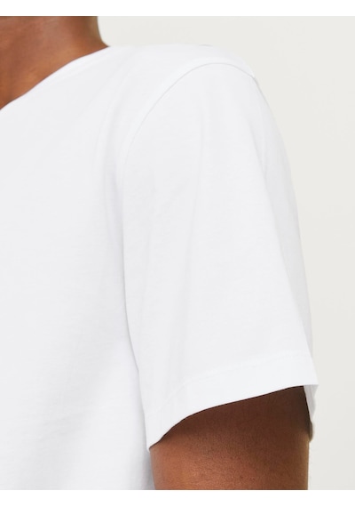Jack & Jones JJCORP Erkek Beyaz Tişört