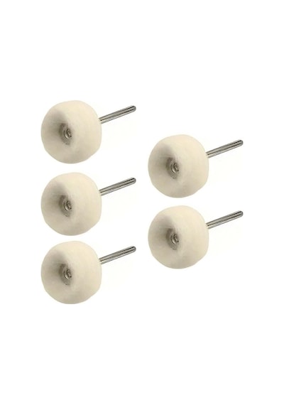 6210x5 5'li Paket Pimli Parlatma Temizleme Kaşmir Yün Polisaj Keçe 25 Mm