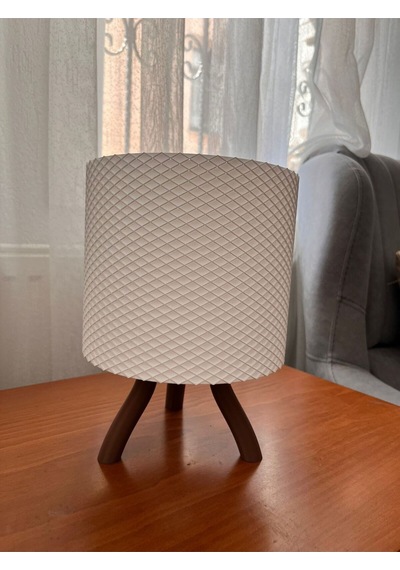 Modern Lüks Yatak Odası Abajur-475 Beyaz