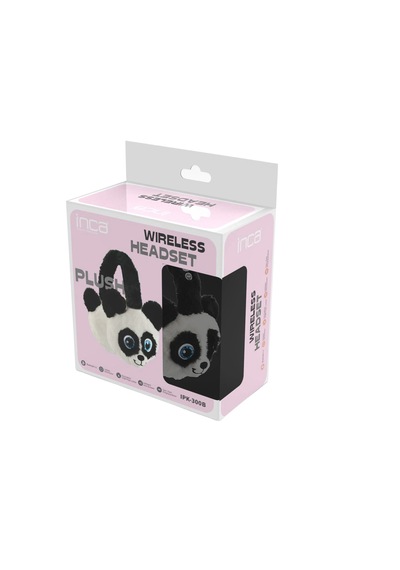 Inca Ipk-300b Kablosuz Bluetooth 5.3 Peluş Kulaküstü Kulaklık 40mm Stereo, 7 Saat Pil, Hafif & Ergonomik
