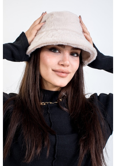 Ladycolor Lady Color Yumuşak Dokulu Bucket Şapka Krem
