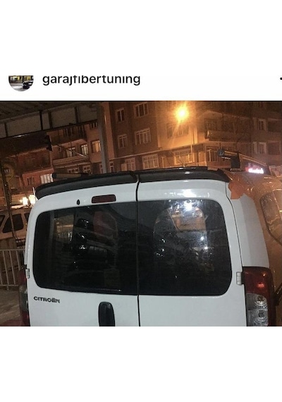 Fiat Fiorino Çift Kapı Boyalı Anatomik Spoiler