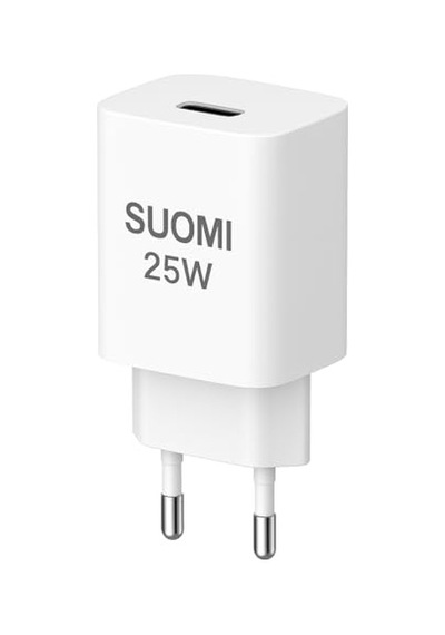 Ayrex Suomı 25w Type-c Hızlı Şarj Adaptörü, Pd Power Delivery, Tek Çıkışlı Usb-c Port, Beyaz, Kompakt Duvar Ş