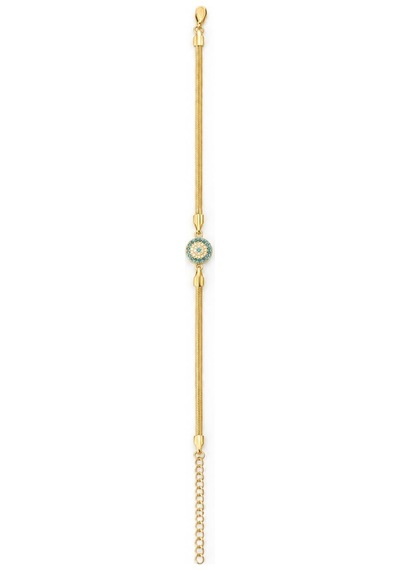 Gold 14k Altın Kaplamalı Jewelry Balıksırtı Zincir Altın
