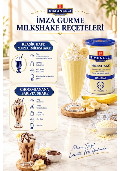 Simonelli Muzlu Milkshake 1 KG