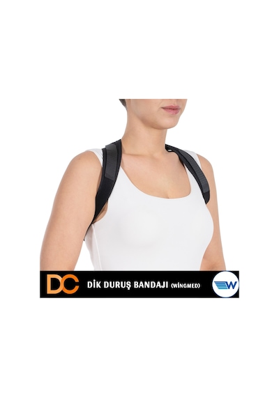 Dik Duruş Bandajı Siyah