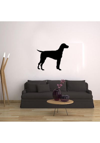 Köpek Folyo Sticker Derstv891 70cm Uzunluk Siyah