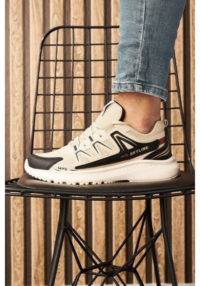 Günlük Erkek Sneaker Fileli Bağcıklı Tırtık Kalın Taban Bilek Destek Dikiş Hafif Spor Ayakkabı 4281 Bej-siyah-taba Günlük Erkek Sneaker Fileli Bağcıklı Tırtık Kalın Taban Bilek Destek Dikiş Hafif Spor Ayakkabı 4281 Bej-siyah-taba