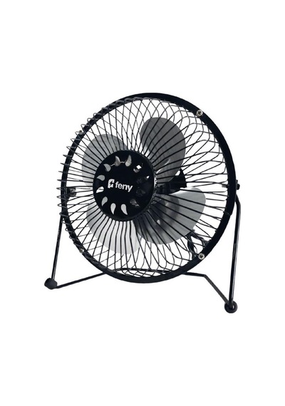 Feny Fn-f87 Metal 360 Derece Dönebilen 6" Mini Masaüstü Fan