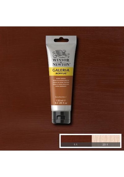 Winsor & Newton Galeria Akrilik Boya 120 Ml. 077 Burnt Sienna Opa
