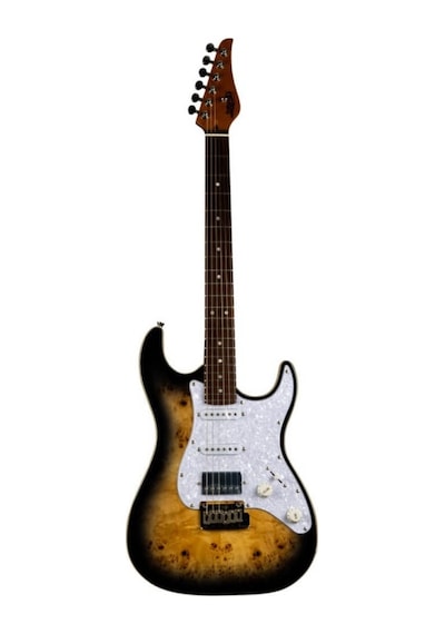 Jet Js-450 Qtb R Hss Elektro Gitar Transparent Brown