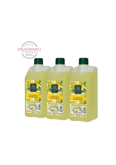 Eyüp Sabri Tuncer Klasik Limon Kolonyası Yedek Şişe 1 Litre X 3 Adet 7691237074056
