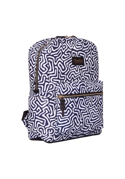 Bloominbag Digi Lab 13-14 İnç Laptop / Macbook Sırt Çantası Mavi - Beyaz