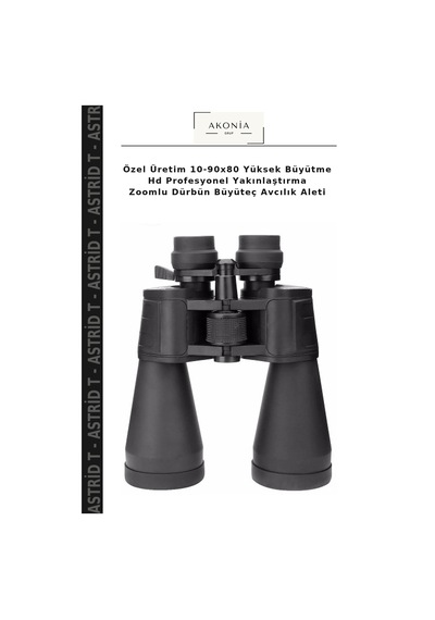 Özel Üretim 10-90x80 Yüksek Büyütme Hd Profesyonel Yakınlaştırma Zoomlu Dürbün Büyüteç Avcılık Aleti Diğer