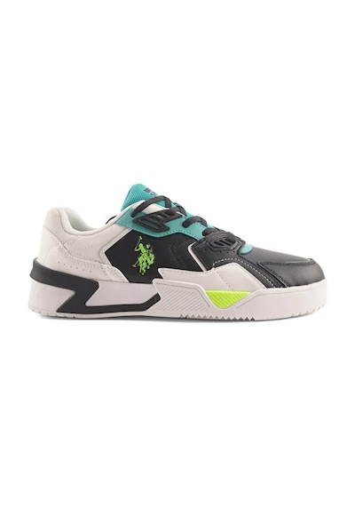 U.s. Polo Assn. Denver 4pr Çocuk Sneaker Siyah Beyaz Siyah Beyaz