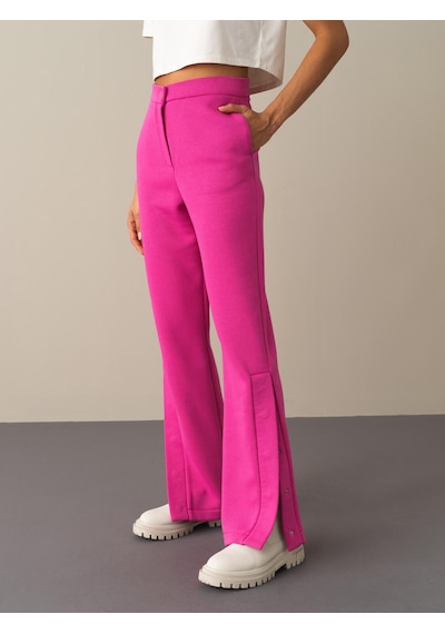 Xint Fuşya Regular Fit Pamuklu Sweat Pantolon 470377
