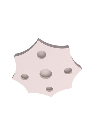 Motifpiyer Tavan Spot Göbek Tsg-Duz-Sekingen-56Cm Çap