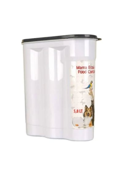 Kapaklı Evcil Hayvan Kedi Mama Saklama Kabı 5800 ML