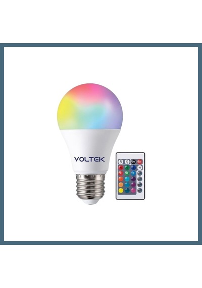 Bezos Voltek 9w Kumandalı Beyaz+rgb Led Ampul 1 Adet Agc Standart