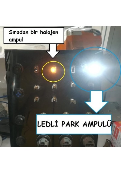 Eraks Dipsiz T10 Park 15 Led Beyaz Smd Ledi İç Tavan-Park-Plaka