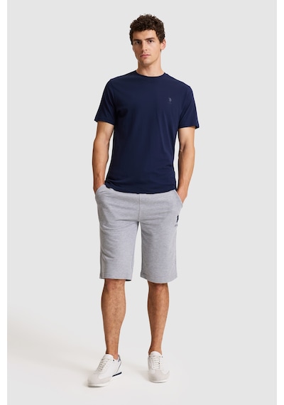 U.s. Polo Assn. Erkek Gri Melanj Şort Örme 50322331-vr086