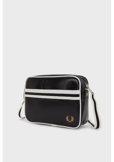Fred Perry Logolu Ayarlanabilir Askılı Çanta Unisex Çanta L2168 D57 Siyah-ekru