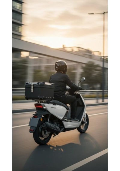 Tr Aerix 50 Litre Motosiklet Siyah Arka Çanta Genel