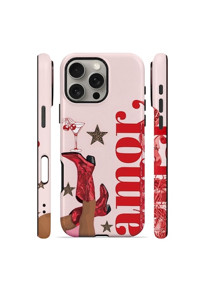 Velvoria Valestra Amour Leopar Apple Apple iPhone Uyumlu 16 Pro Max Magsafe Koruma Kılıfı Valestra Magline - Amour Leopar