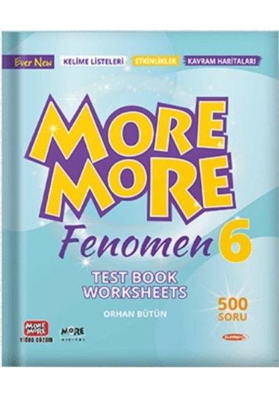 More More English 6 Fenomen Test Book Kurmay ELT Yayınları -2022