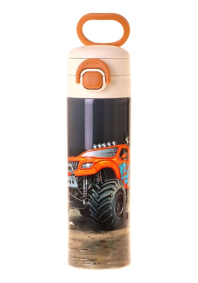 Kaukko Kids 520 Ml Arazi Aracı Baskılı Siyah - Kırmızı Erkek Çocuk Çelik Termos Matara Çift İçim Kilitli Kapak - L5362 Kaukko Kids 520 Ml Arazi Aracı Baskılı Siyah - Kırmızı Erkek Çocuk Çelik Termos Matara Çift İçim Kilitli Kapak - L5362