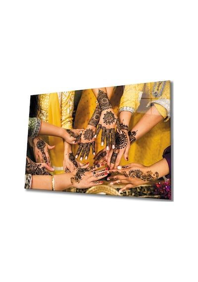 Dünya Haritası 7 Cam Tablo