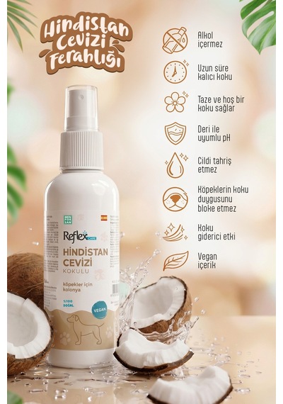 Reflex Care Hindistan Cevizi Kokulu Köpek Kolonyası 125 Ml