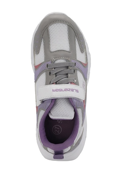 Slazenger Kendall Kız Çocuk Sneaker Ayakkabı Gri / Fuşya Gri - Fuşya