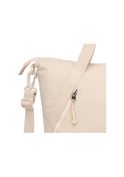 Smart Bags Mikro Poly Kumaş Büyük Boy Kadın Omuz Çantası 3335 Bej