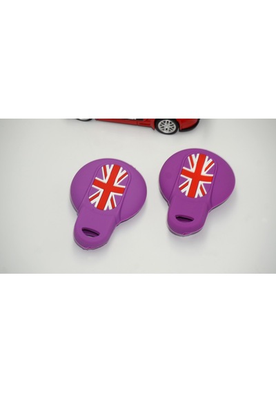 Mini Cooper Uyumlu S Roadster R50 R53 F54 F55 F56 Silikon Anahtar Mor Kı