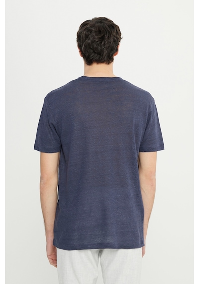 AC&Co / Altınyıldız Classics Erkek Lacı %100 Keten Slim Fit Dar Kesim Bisiklet Yaka Tişört Lacı AC&Co / Altınyıldız Classics Erkek Lacı %100 Keten Slim Fit Dar Kesim Bisiklet Yaka Tişört Lacı